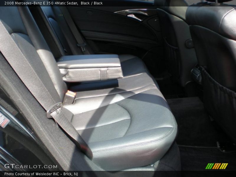 Black / Black 2008 Mercedes-Benz E 350 4Matic Sedan