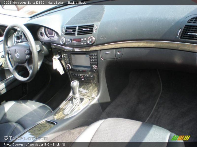 Black / Black 2008 Mercedes-Benz E 350 4Matic Sedan