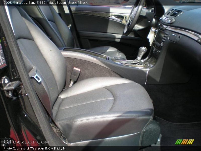 Black / Black 2008 Mercedes-Benz E 350 4Matic Sedan