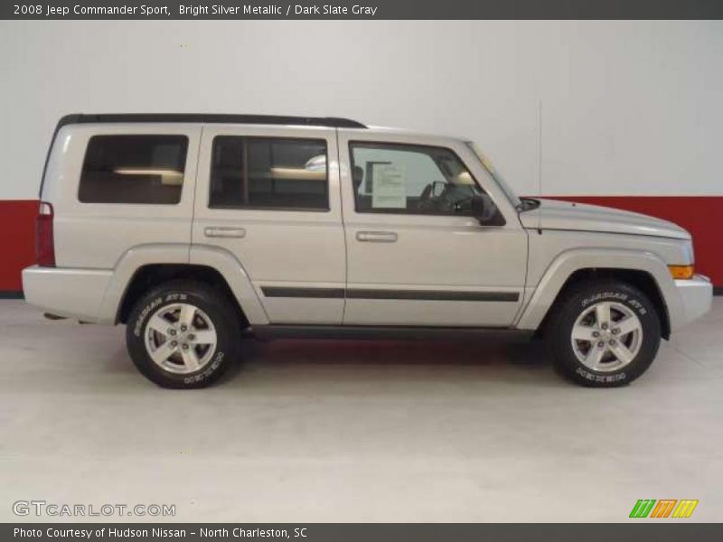Bright Silver Metallic / Dark Slate Gray 2008 Jeep Commander Sport