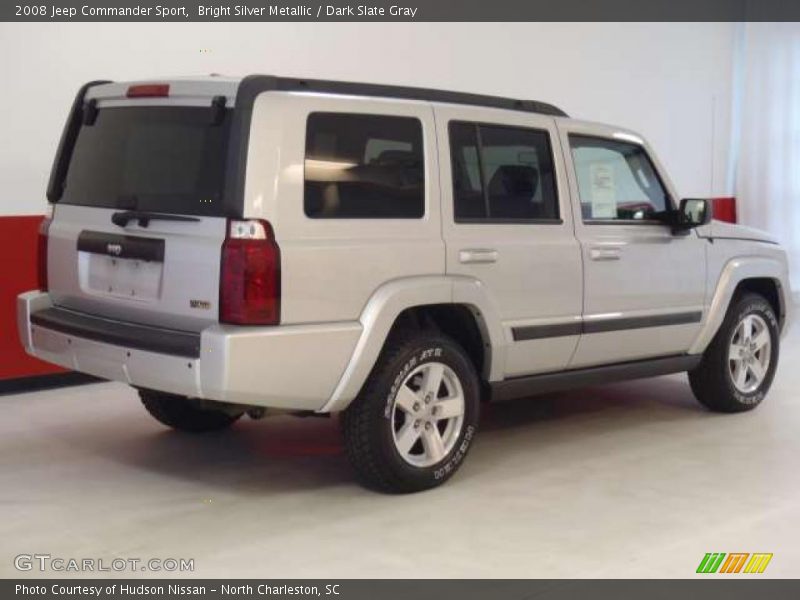 Bright Silver Metallic / Dark Slate Gray 2008 Jeep Commander Sport