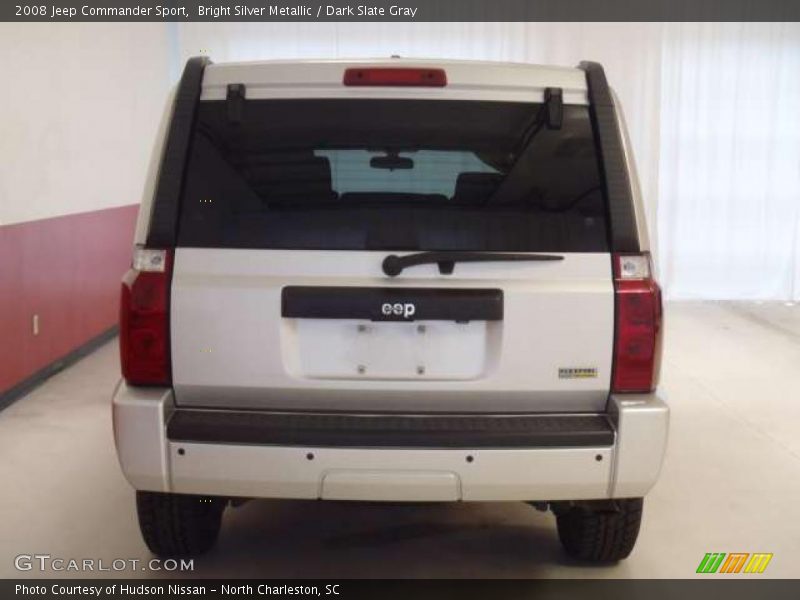 Bright Silver Metallic / Dark Slate Gray 2008 Jeep Commander Sport