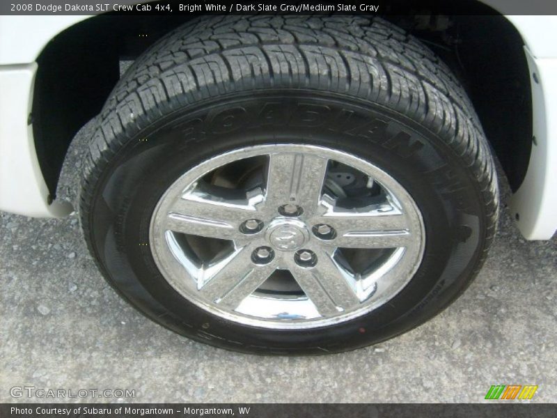 Bright White / Dark Slate Gray/Medium Slate Gray 2008 Dodge Dakota SLT Crew Cab 4x4