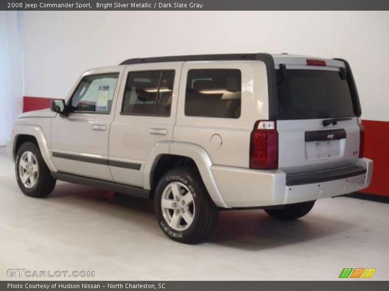Bright Silver Metallic / Dark Slate Gray 2008 Jeep Commander Sport