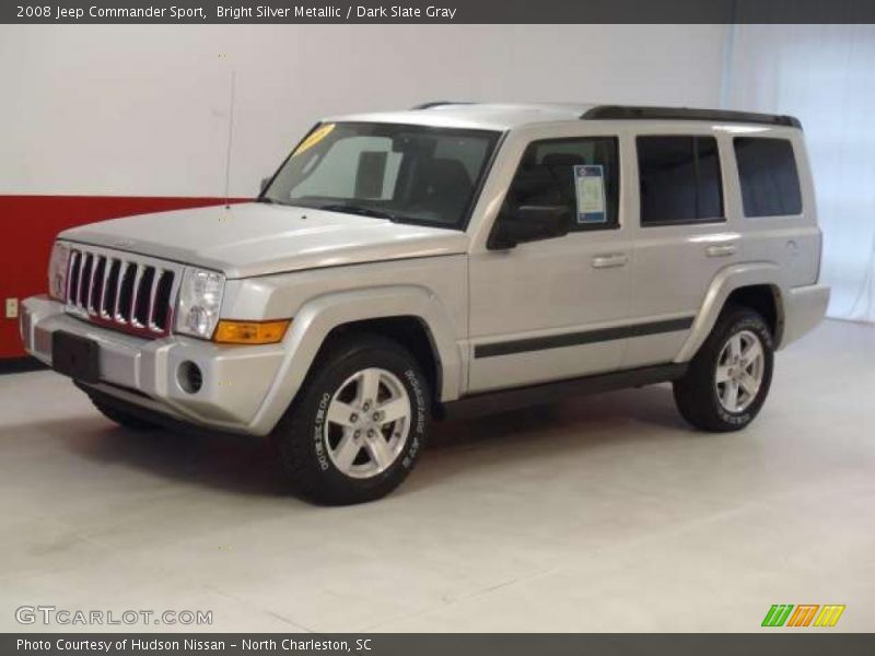 Bright Silver Metallic / Dark Slate Gray 2008 Jeep Commander Sport
