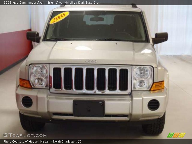 Bright Silver Metallic / Dark Slate Gray 2008 Jeep Commander Sport