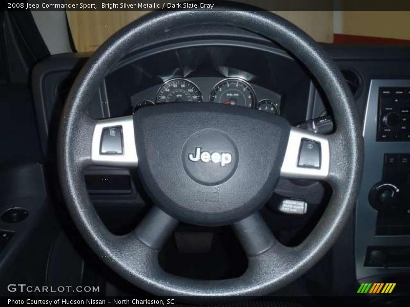 Bright Silver Metallic / Dark Slate Gray 2008 Jeep Commander Sport
