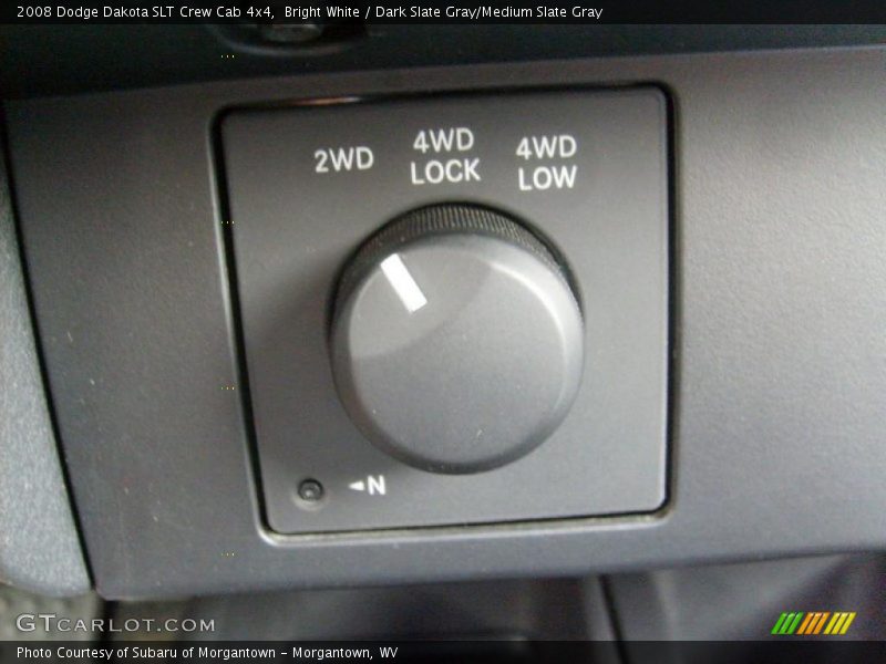 Bright White / Dark Slate Gray/Medium Slate Gray 2008 Dodge Dakota SLT Crew Cab 4x4