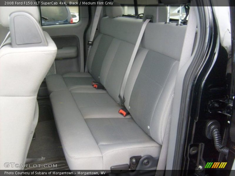 Black / Medium Flint Grey 2008 Ford F150 XLT SuperCab 4x4