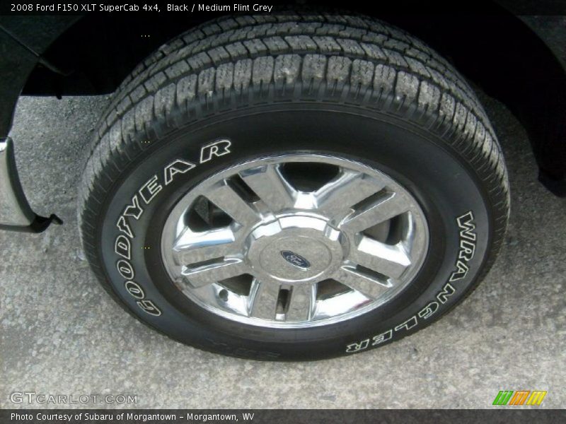 Black / Medium Flint Grey 2008 Ford F150 XLT SuperCab 4x4