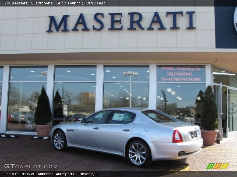 Grigio Touring (Silver) / Nero 2009 Maserati Quattroporte