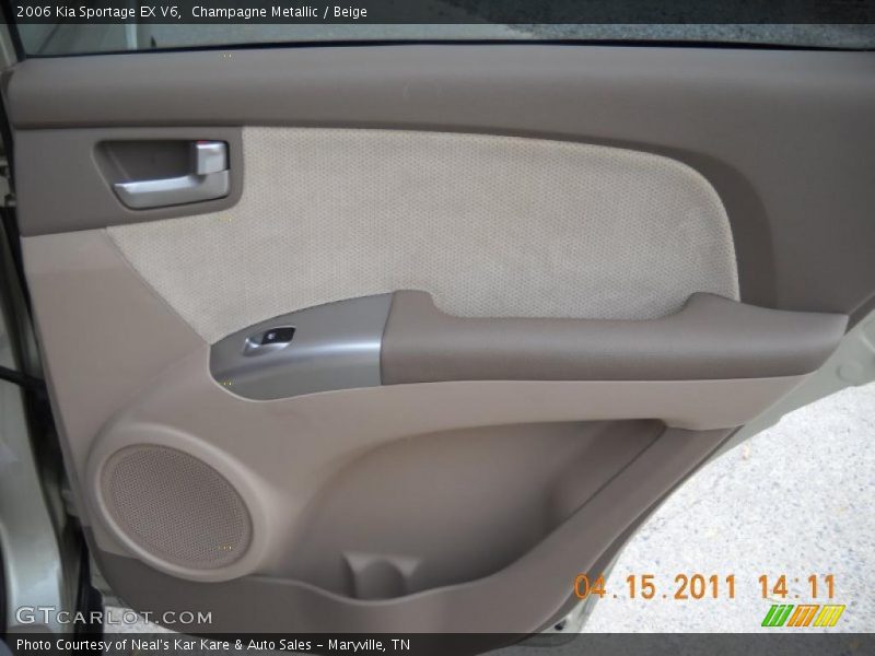 Champagne Metallic / Beige 2006 Kia Sportage EX V6