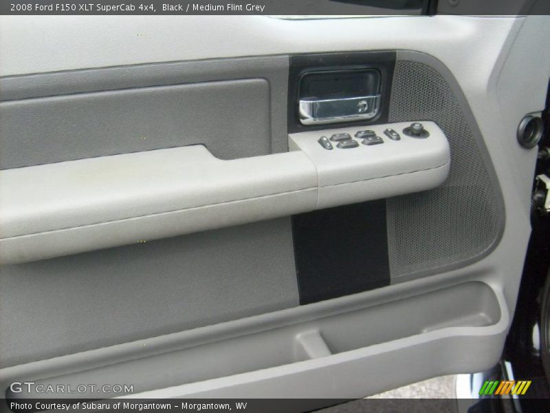 Black / Medium Flint Grey 2008 Ford F150 XLT SuperCab 4x4