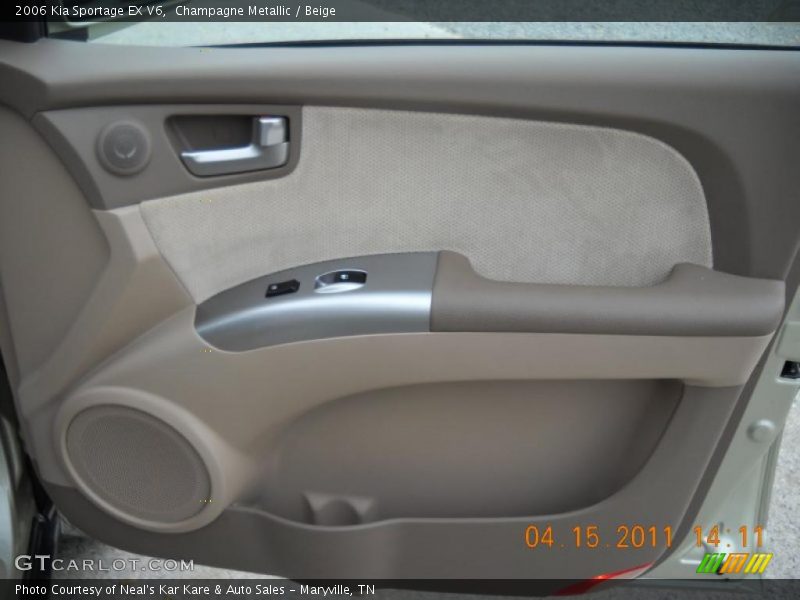 Champagne Metallic / Beige 2006 Kia Sportage EX V6