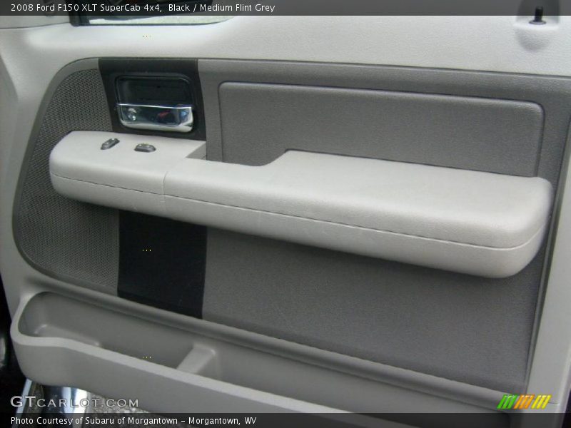 Black / Medium Flint Grey 2008 Ford F150 XLT SuperCab 4x4