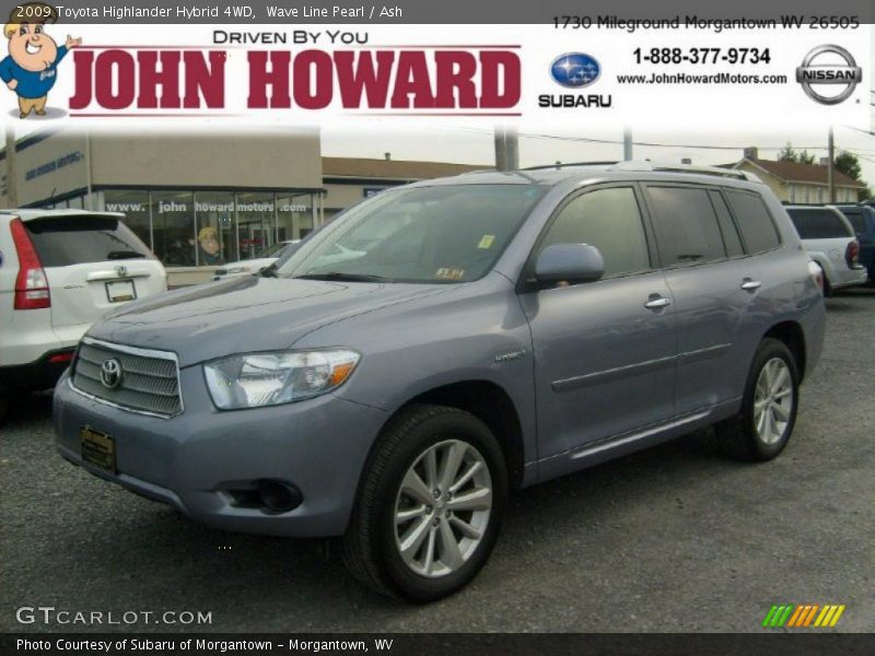 Wave Line Pearl / Ash 2009 Toyota Highlander Hybrid 4WD