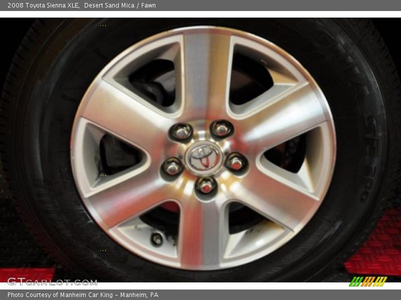 Desert Sand Mica / Fawn 2008 Toyota Sienna XLE