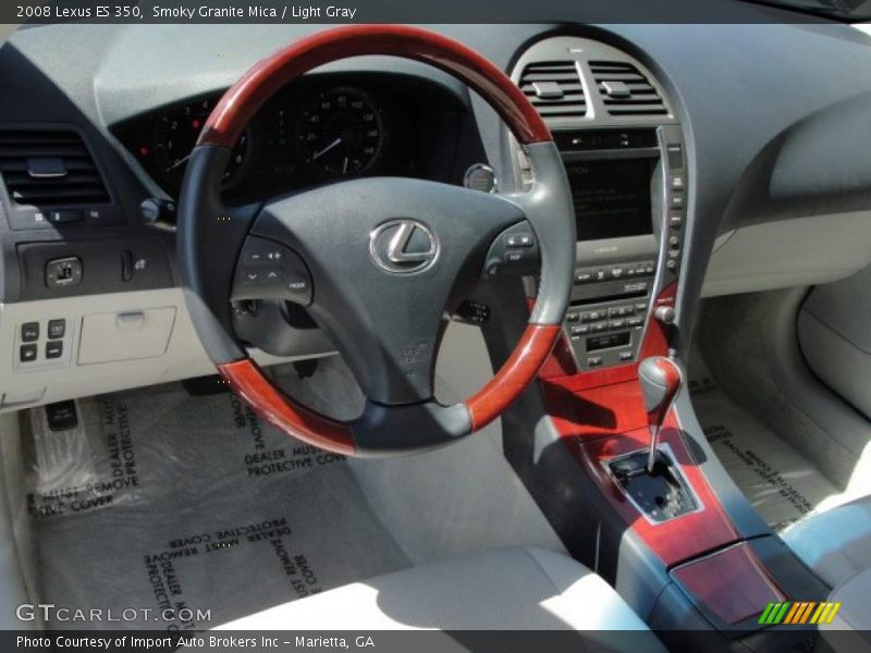 Smoky Granite Mica / Light Gray 2008 Lexus ES 350