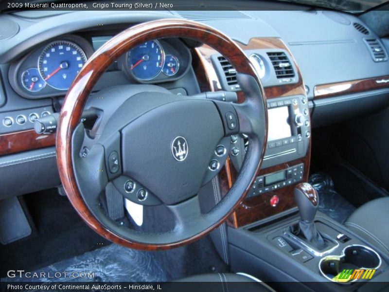 Grigio Touring (Silver) / Nero 2009 Maserati Quattroporte