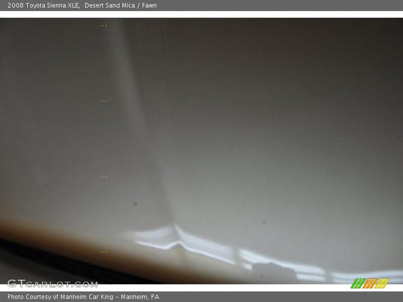 Desert Sand Mica / Fawn 2008 Toyota Sienna XLE