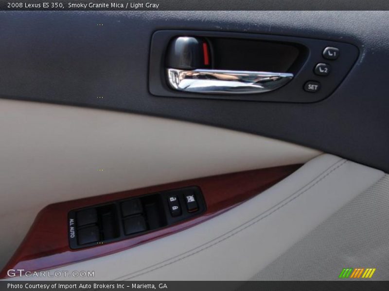 Smoky Granite Mica / Light Gray 2008 Lexus ES 350