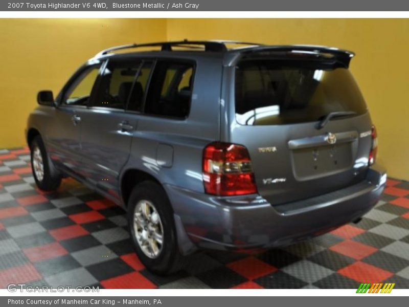 Bluestone Metallic / Ash Gray 2007 Toyota Highlander V6 4WD