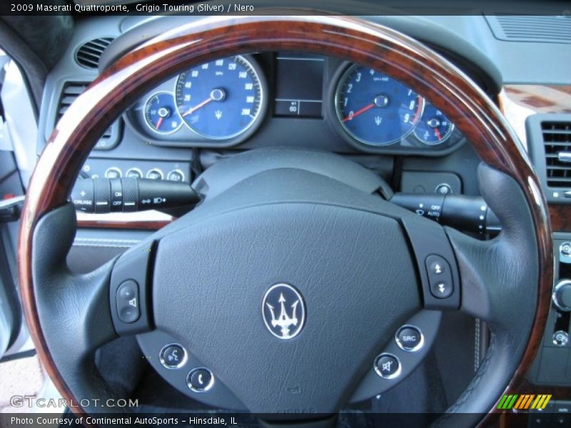 Grigio Touring (Silver) / Nero 2009 Maserati Quattroporte