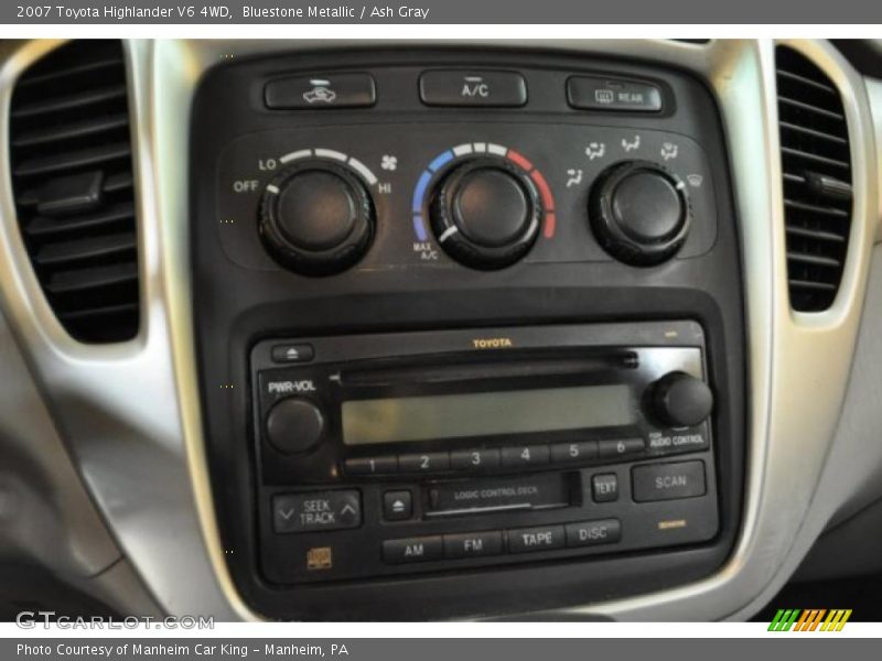 Bluestone Metallic / Ash Gray 2007 Toyota Highlander V6 4WD