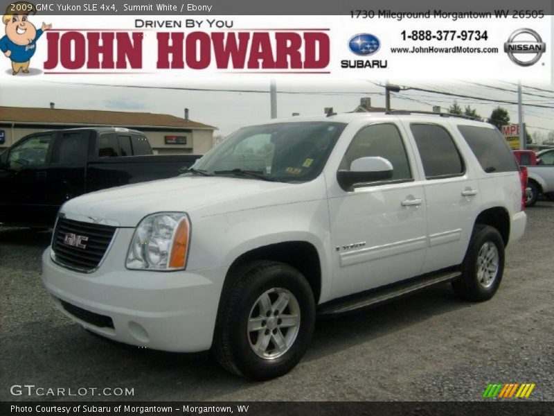 Summit White / Ebony 2009 GMC Yukon SLE 4x4