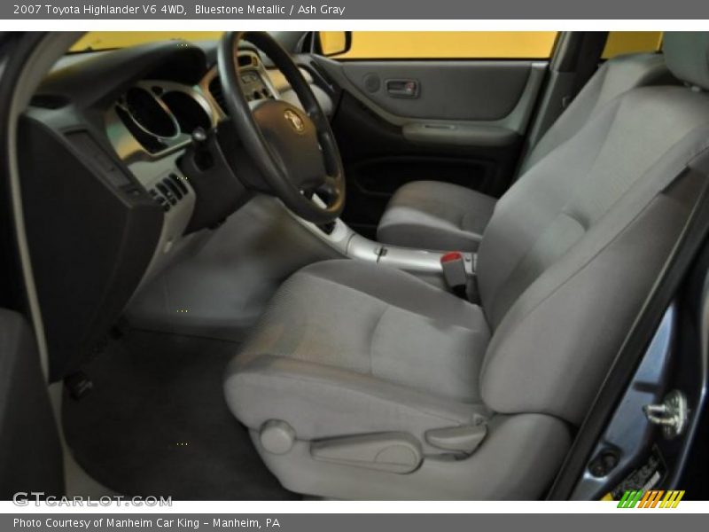 Bluestone Metallic / Ash Gray 2007 Toyota Highlander V6 4WD