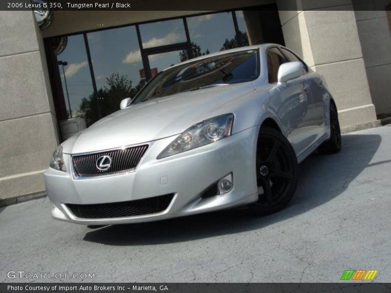 Tungsten Pearl / Black 2006 Lexus IS 350