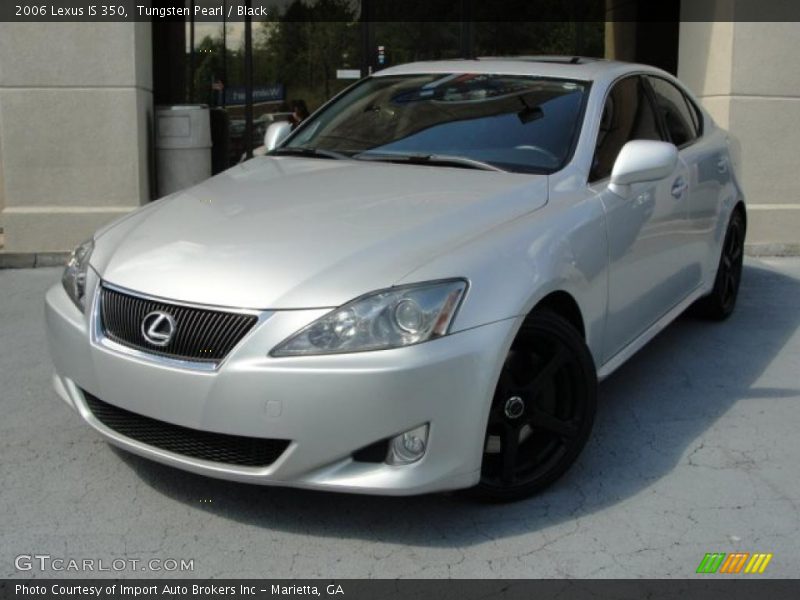 Tungsten Pearl / Black 2006 Lexus IS 350