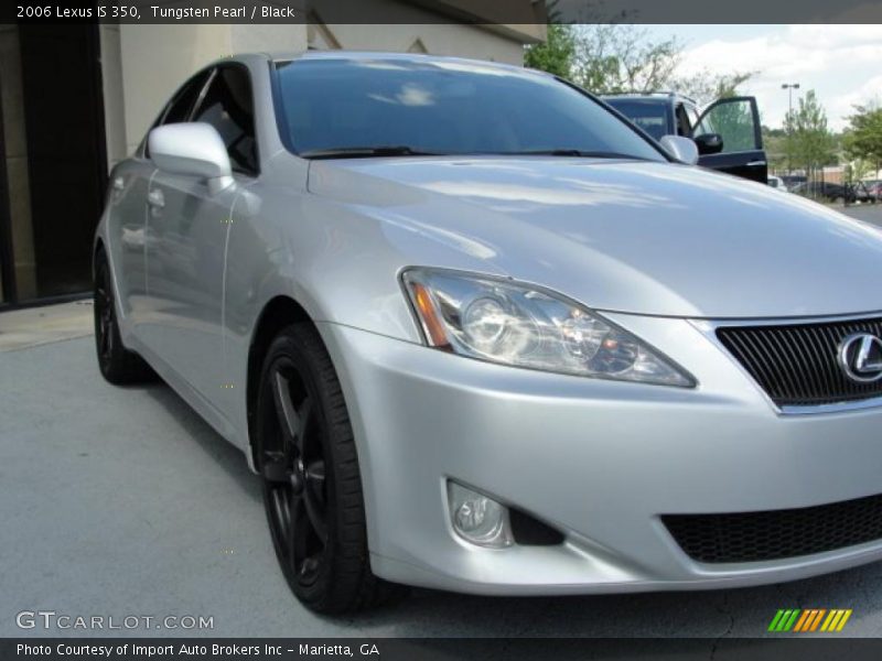 Tungsten Pearl / Black 2006 Lexus IS 350