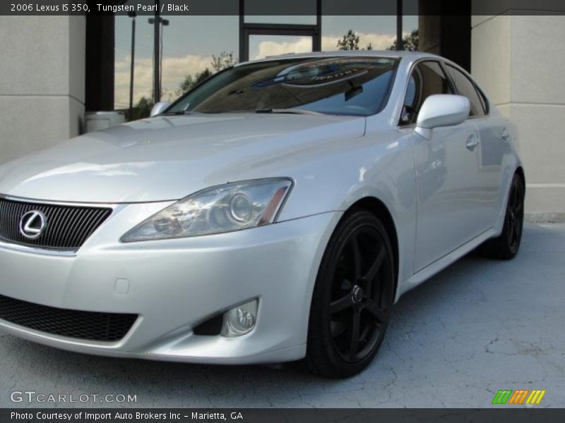 Tungsten Pearl / Black 2006 Lexus IS 350