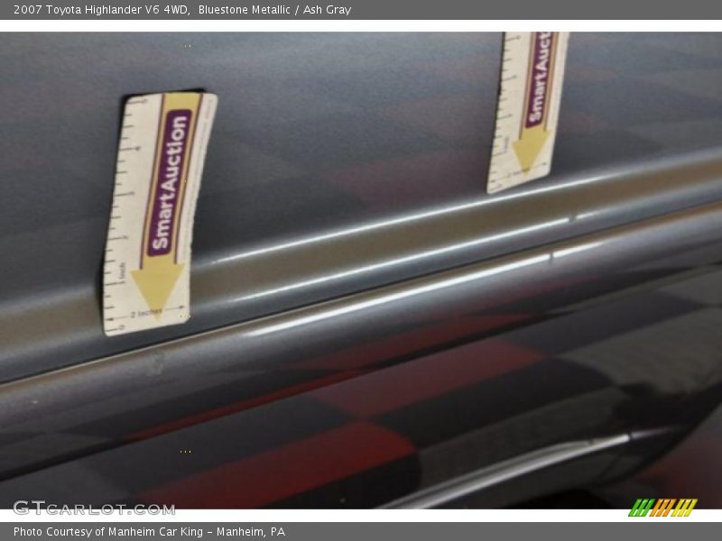 Bluestone Metallic / Ash Gray 2007 Toyota Highlander V6 4WD