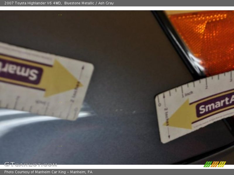 Bluestone Metallic / Ash Gray 2007 Toyota Highlander V6 4WD