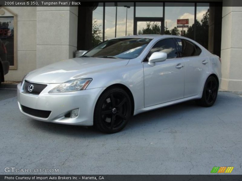 Tungsten Pearl / Black 2006 Lexus IS 350