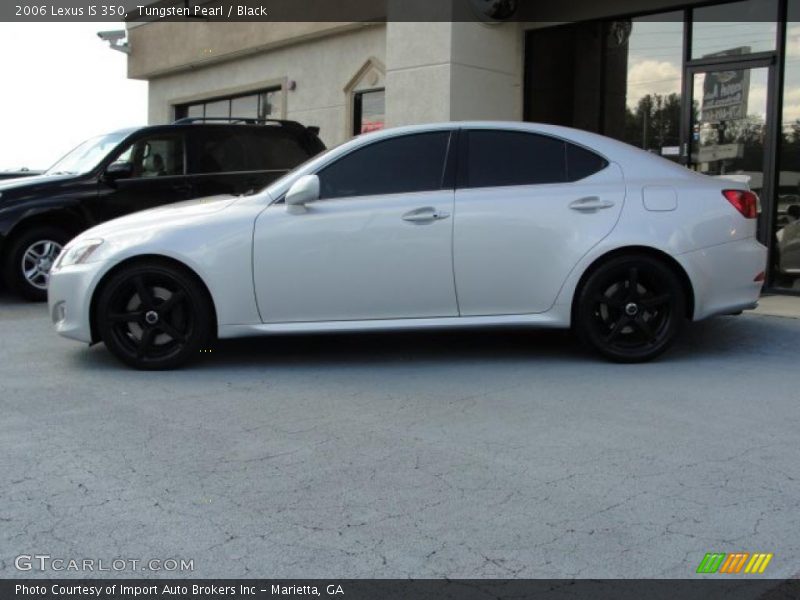 Tungsten Pearl / Black 2006 Lexus IS 350