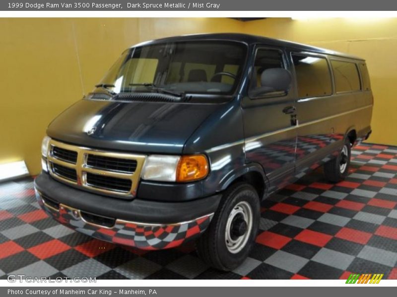 Front 3/4 View of 1999 Ram Van 3500 Passenger