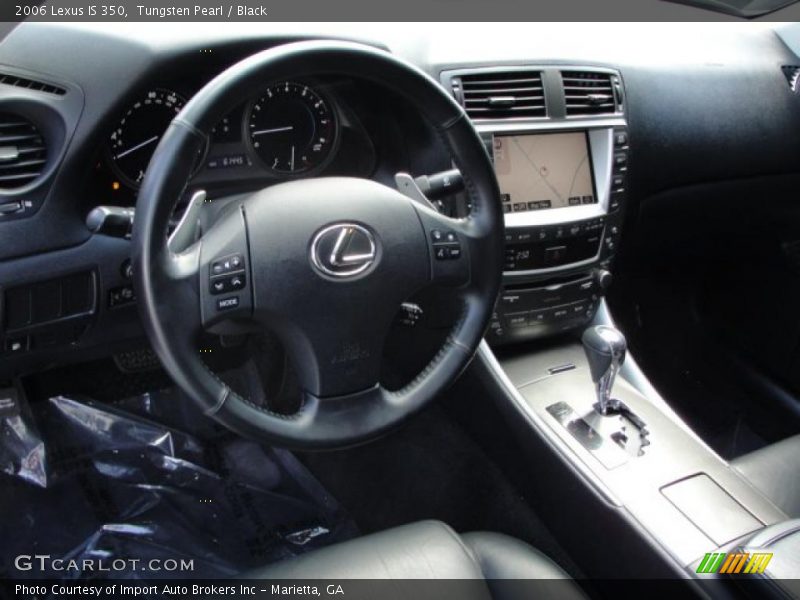 Tungsten Pearl / Black 2006 Lexus IS 350
