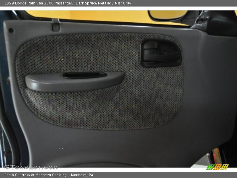 Dark Spruce Metallic / Mist Gray 1999 Dodge Ram Van 3500 Passenger