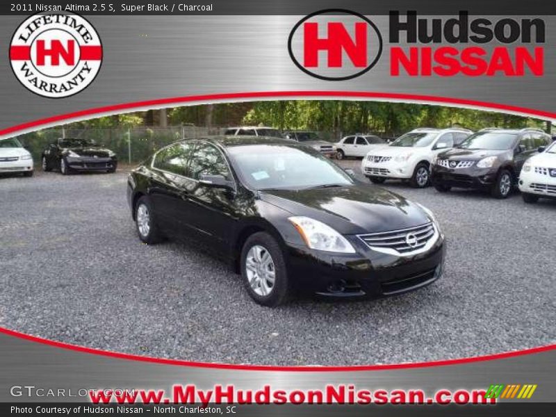 Super Black / Charcoal 2011 Nissan Altima 2.5 S