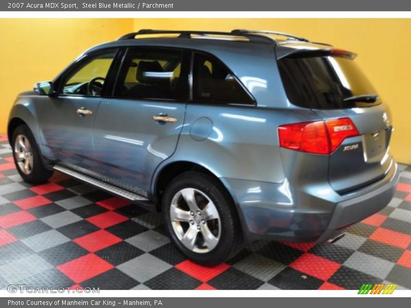 Steel Blue Metallic / Parchment 2007 Acura MDX Sport