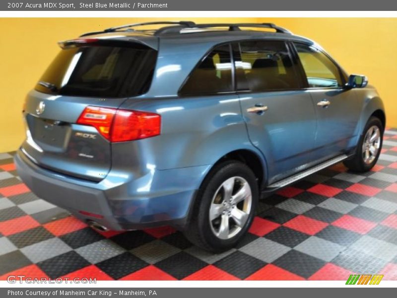 Steel Blue Metallic / Parchment 2007 Acura MDX Sport