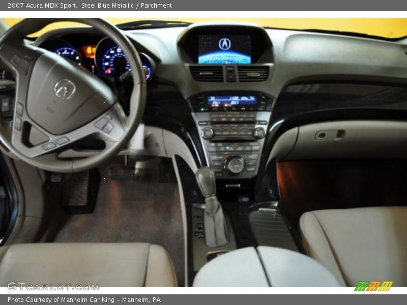 Steel Blue Metallic / Parchment 2007 Acura MDX Sport