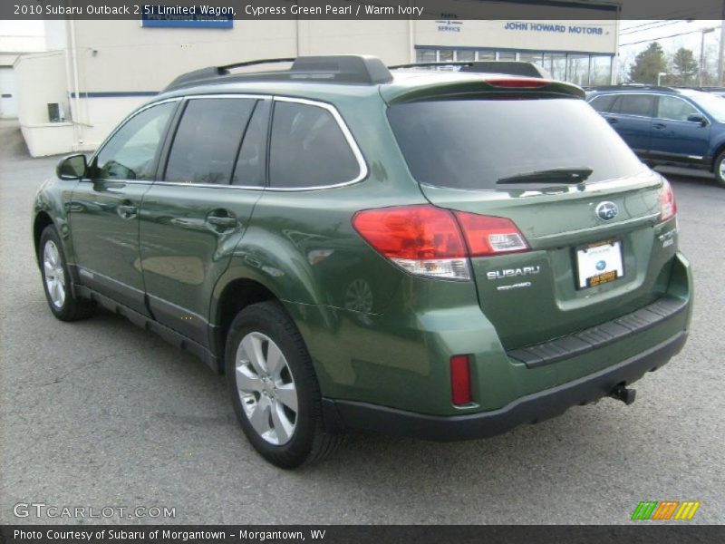 Cypress Green Pearl / Warm Ivory 2010 Subaru Outback 2.5i Limited Wagon