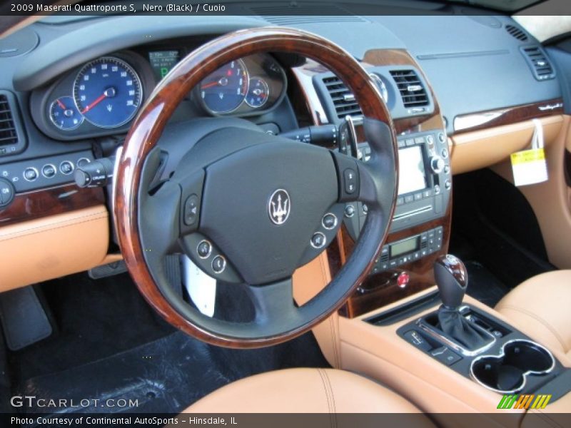 Nero (Black) / Cuoio 2009 Maserati Quattroporte S