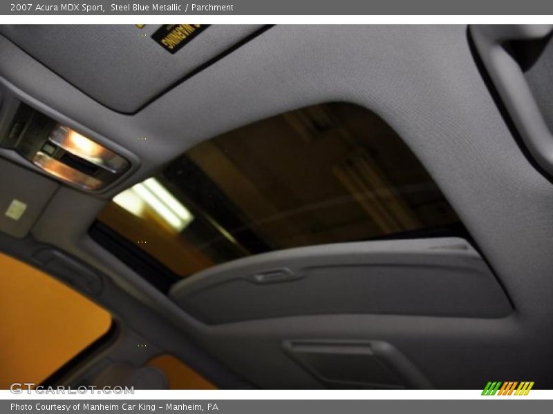 Steel Blue Metallic / Parchment 2007 Acura MDX Sport