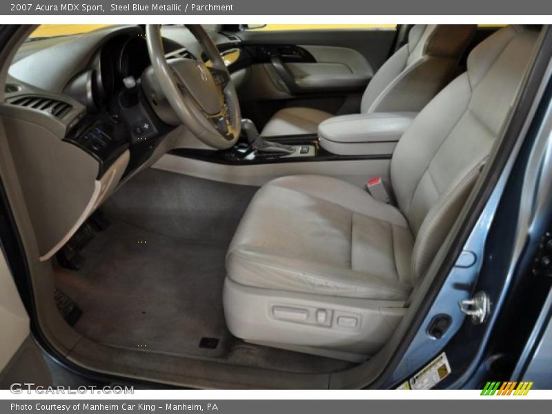 Steel Blue Metallic / Parchment 2007 Acura MDX Sport