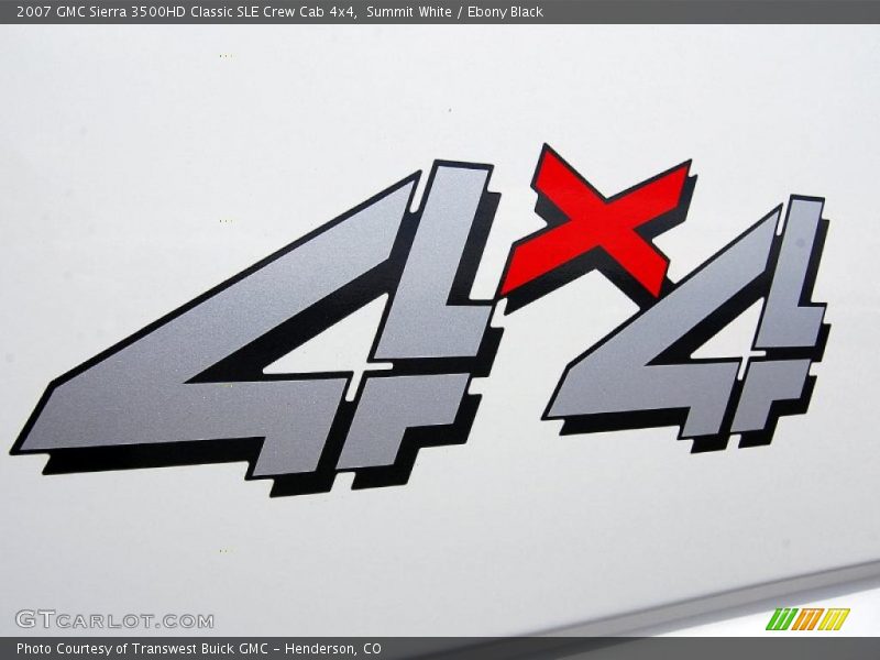 Summit White / Ebony Black 2007 GMC Sierra 3500HD Classic SLE Crew Cab 4x4